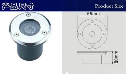 送料无料1w1w埋込照明器具は、 地下ランプled屋外灯dc12/ac85 265v24vまたは