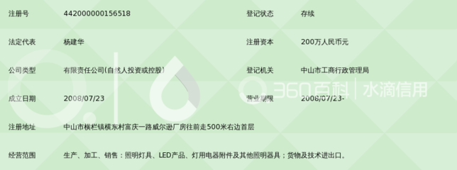 中山市鑫凯盛照明
