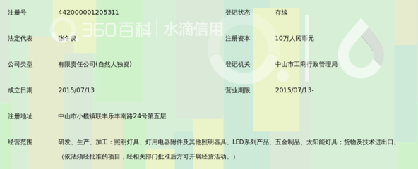 中山市鑫达普照明科技_360百科